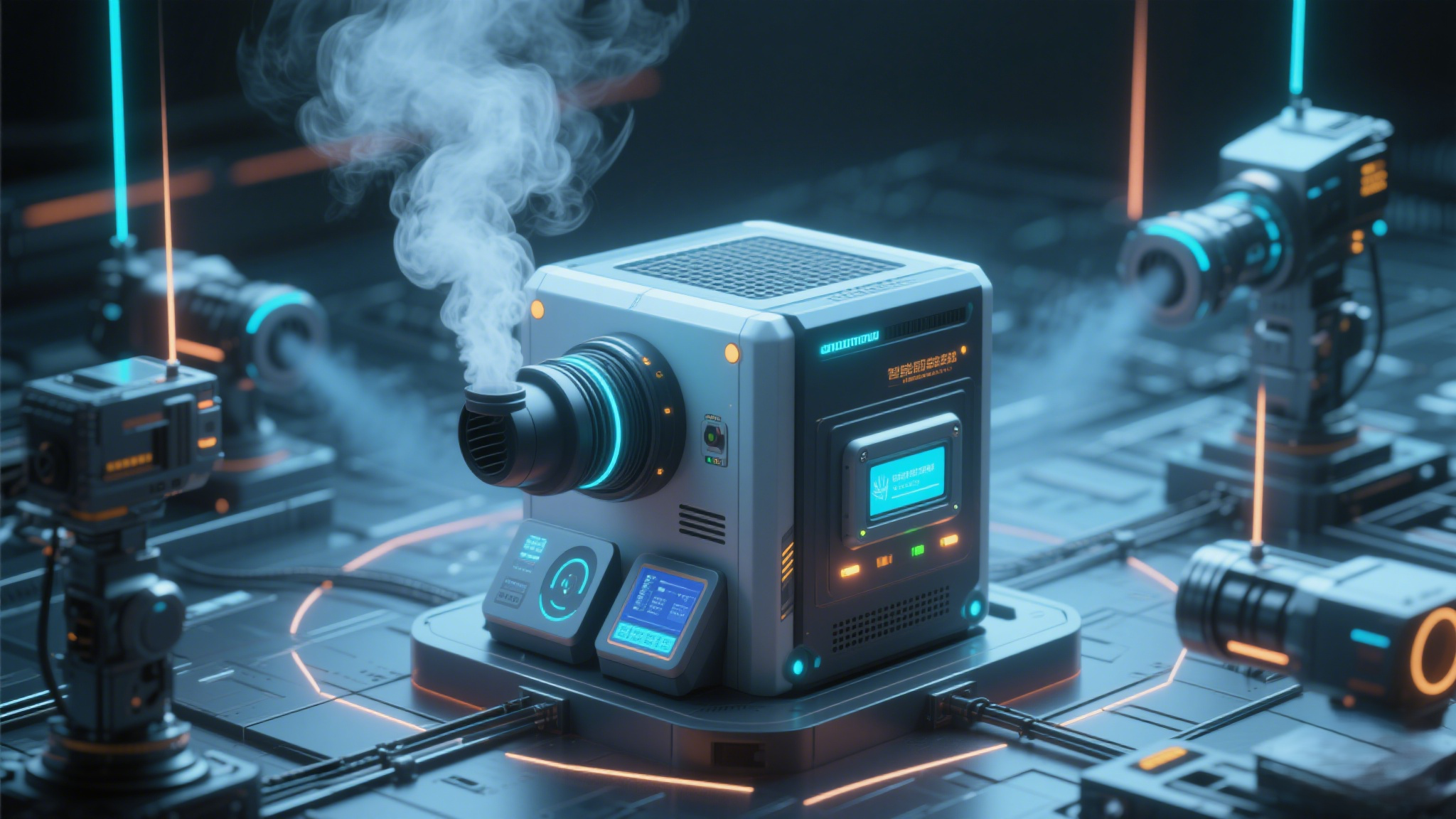 智能感應，99.9% 煙霧凈化率 —— 告別激光加工產生的煙霧對人體的傷害！